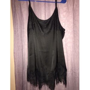 Gorgeous black sexy lace tank top size 2 (plus)